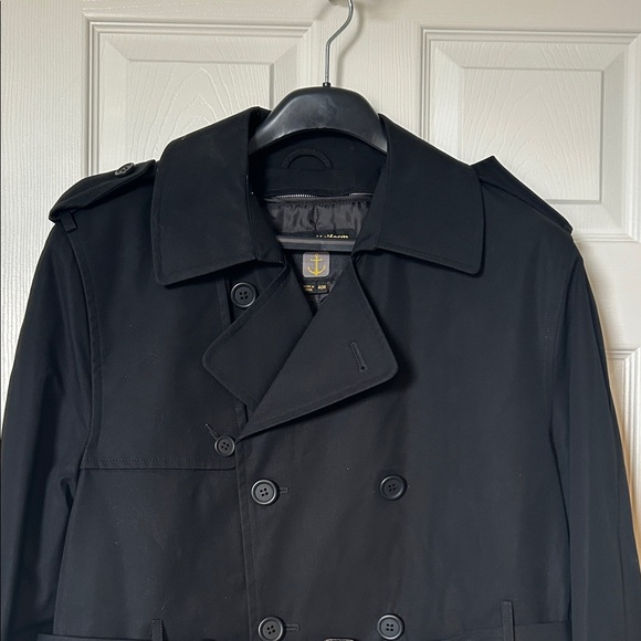 Anchor Uniform Other - 🔥🆕🔥 Anchor Uniform Black Double Breasted Trench Coat - 40R - Thinsulate Lining